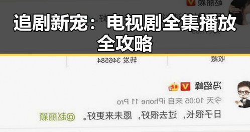 追剧新宠：电视剧全集播放全攻略